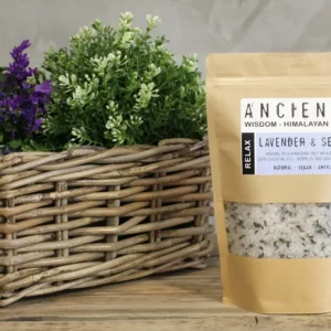 Himalayiskt badsalt med lavendel och jojobaolja 500g - produktbild 4