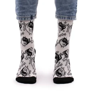 Hop Hare bambustrumpor i bambu med Ying Yang-mönster (storlek 36-40) - produktbild 5