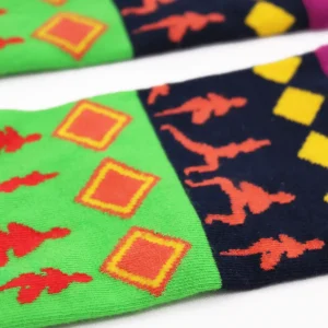 Hop Hare bambustrumpor i bambu med yogamotiv (storlek 36-40) - produktbild 4