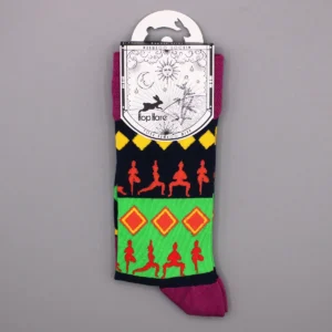 Hop Hare bambustrumpor i bambu med yogamotiv (storlek 36-40) - produktbild 6