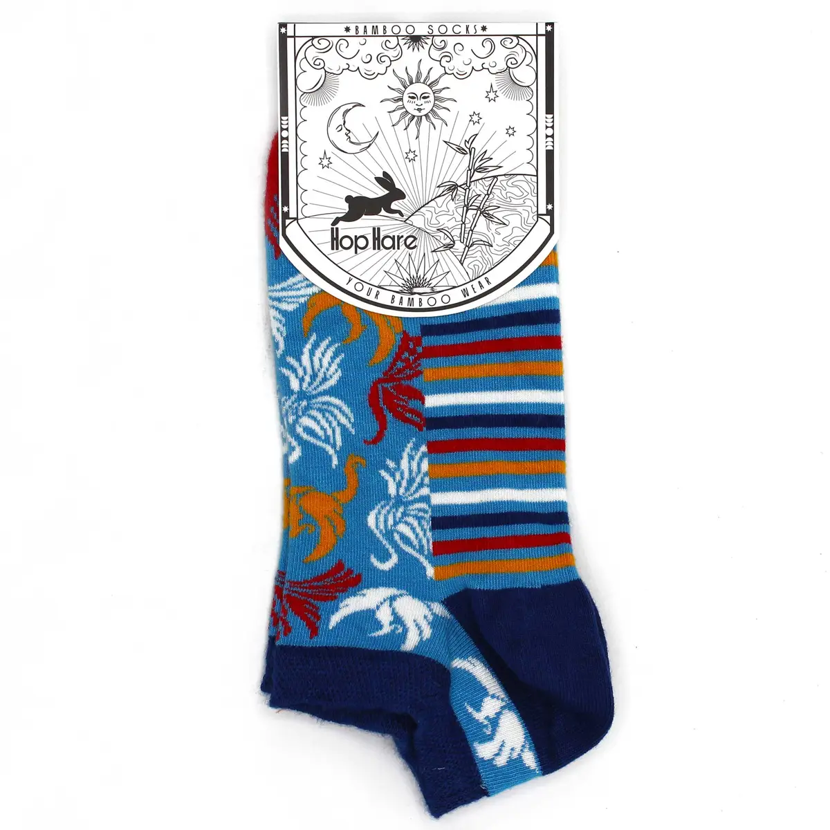 Hop Hare bambustrumpor låga med falkmotiv S/M (36-40) - produktbild 4