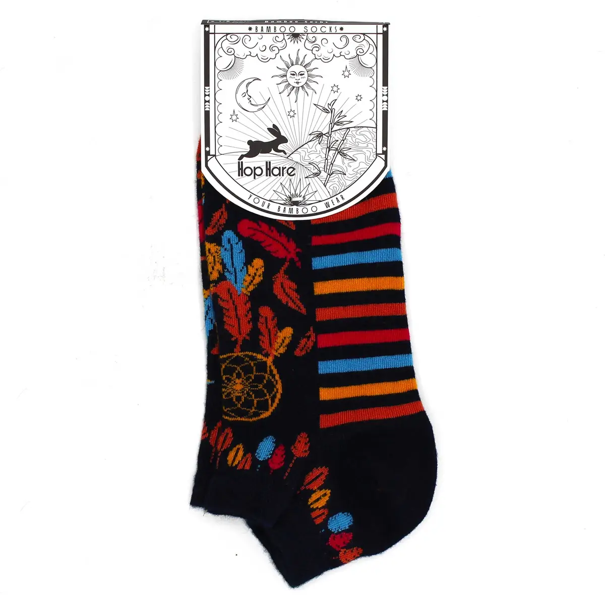 Hop Hare bambustrumpor låga tränarsockor S/M (36-40) Dreamcatcher - produktbild 4