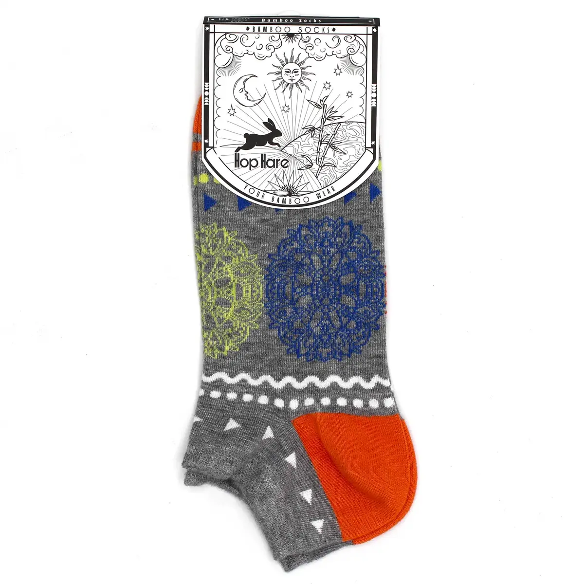 Hop Hare bambustrumpor låga tränarsockor S/M (36-40) Flowers of Life - produktbild 5