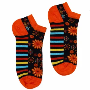 Hop Hare bambustrumpor låga tränarsockor S/M (36-40) Mandala blommor - produktbild 3