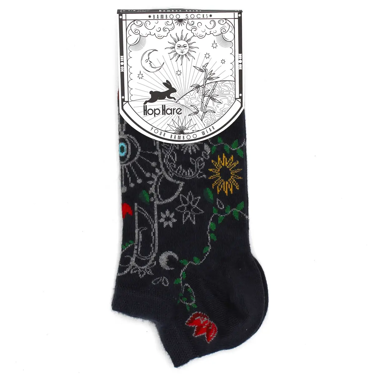 Hop Hare bambustrumpor låga träningssockor S/M (36-40) Hamsa - produktbild 4