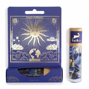 Hop Hare The Sun eterisk olja med sodalit i roll-on-flaska och förpackning