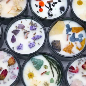 Hop Hare Kristall Magiskt Sojavaxljus The Sun med Citrin och Sodalit - produktbild 2