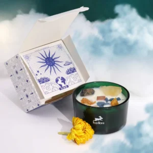 Hop Hare Kristall Magiskt Sojavaxljus The Sun med Citrin och Sodalit - produktbild 5