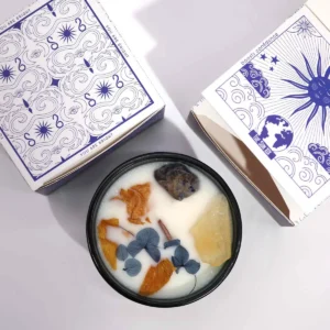 Hop Hare Kristall Magiskt Sojavaxljus The Sun med Citrin och Sodalit - produktbild 6