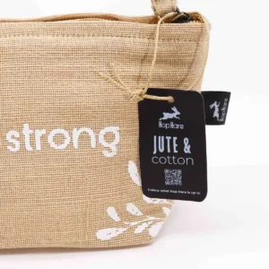 Hop Hare Necessär I am Strong i jute - produktbild 2