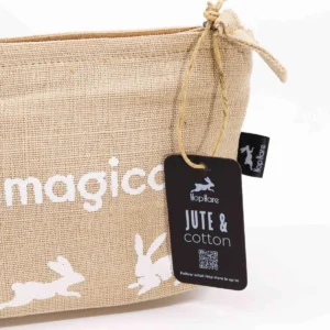 Hop Hare Necessär i jute med texten Jag är magisk - produktbild 3