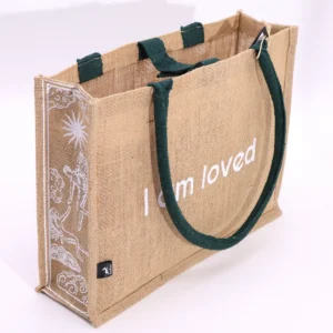 Hop Hare stor jutesäck I am Loved - produktbild 5