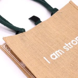 Hop Hare stor jutesäck med tryck I am Bright - produktbild 7