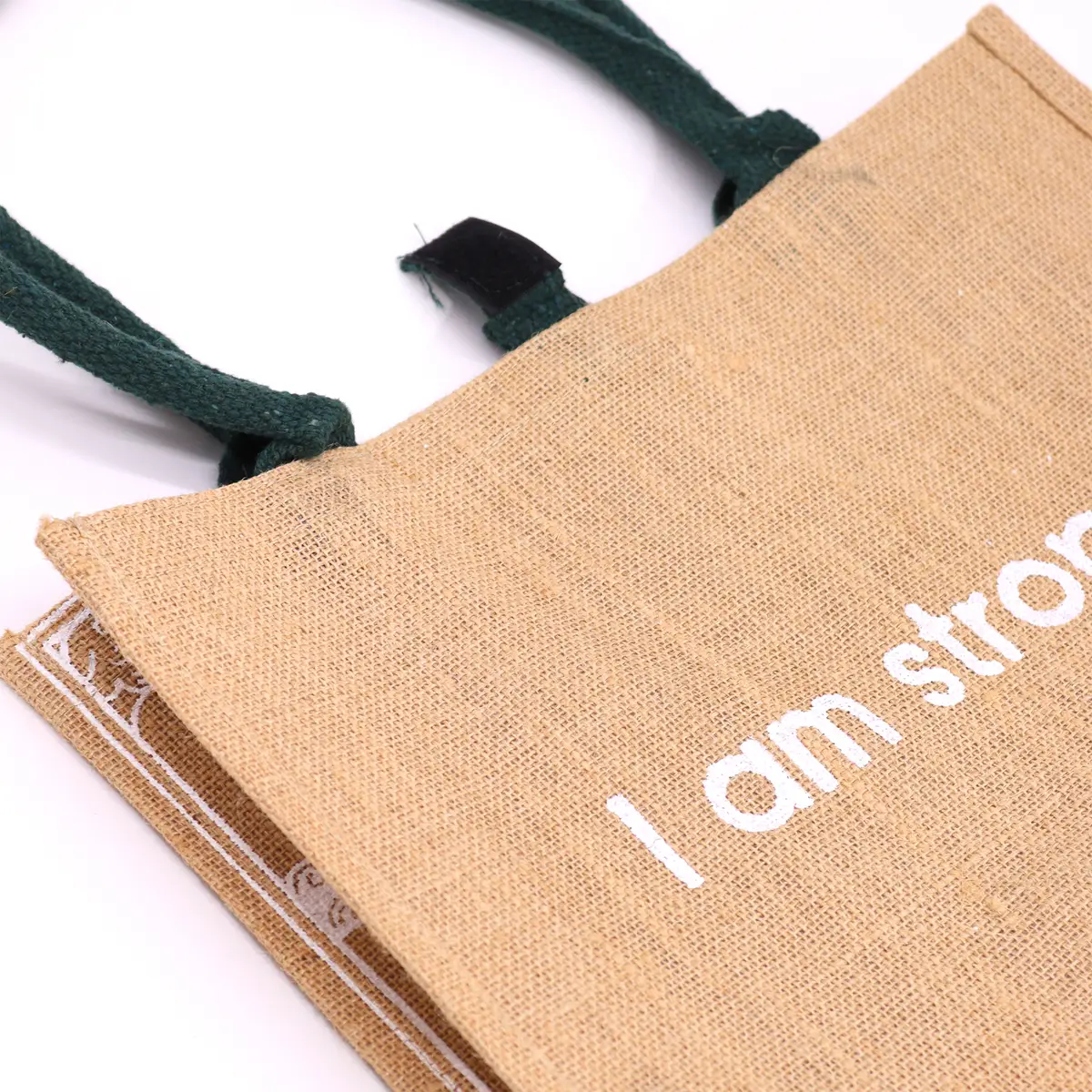 Hop Hare stor jutesäck med tryck I am Bright - produktbild 7