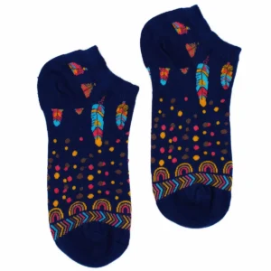 Hop Hore bambustrumpor låga tränarsockor S/M (36-40) Indian Feathers - produktbild 2