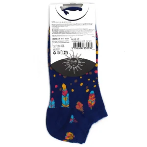 Hop Hore bambustrumpor låga tränarsockor S/M (36-40) Indian Feathers - produktbild 3