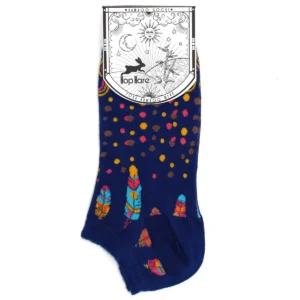 Hop Hore bambustrumpor låga tränarsockor S/M (36-40) Indian Feathers - produktbild 4