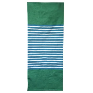 Indisk bomullsmatta 70x170 cm blå och grön - produktbild 5