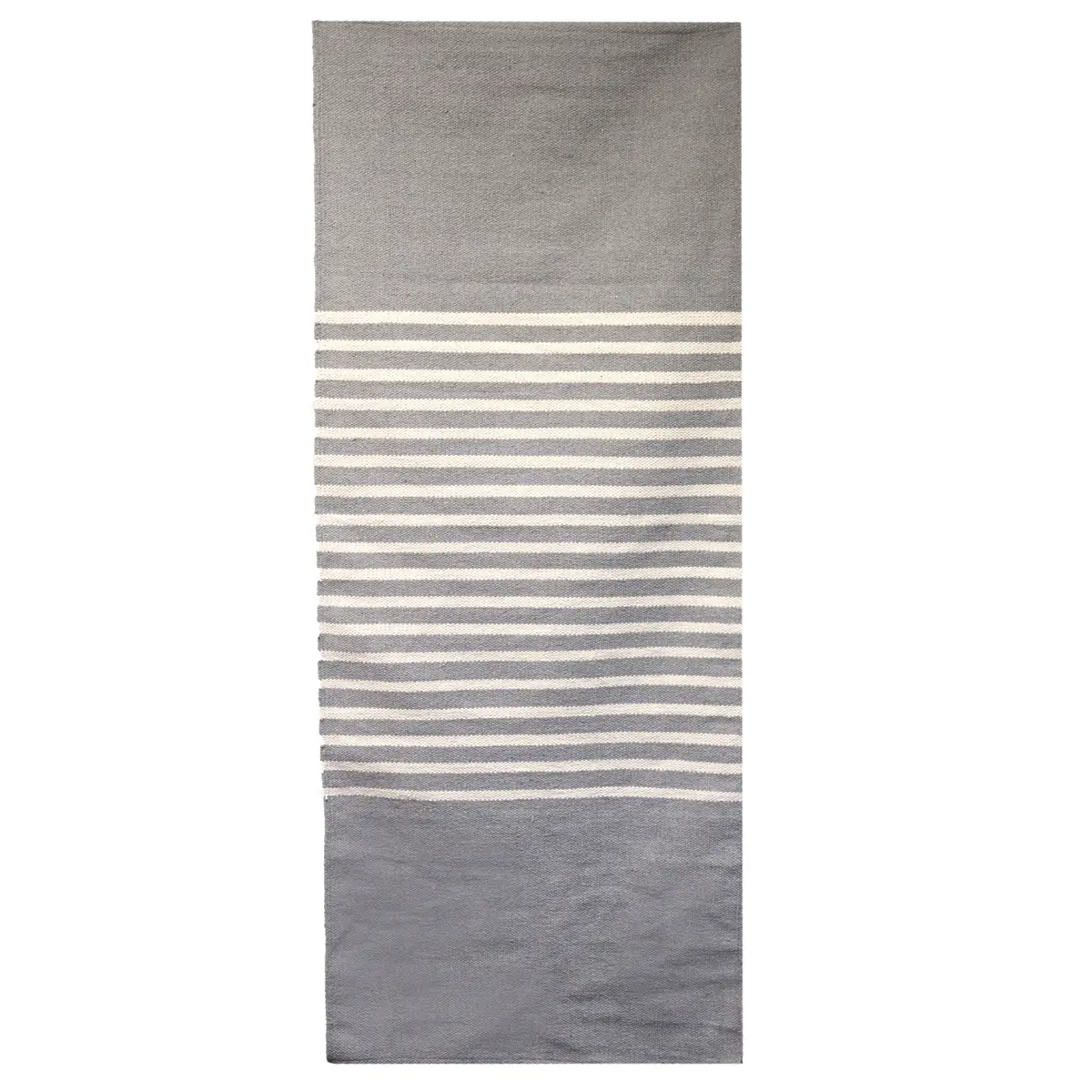 Indisk bomullsmatta 70x170 cm grå - produktbild 7