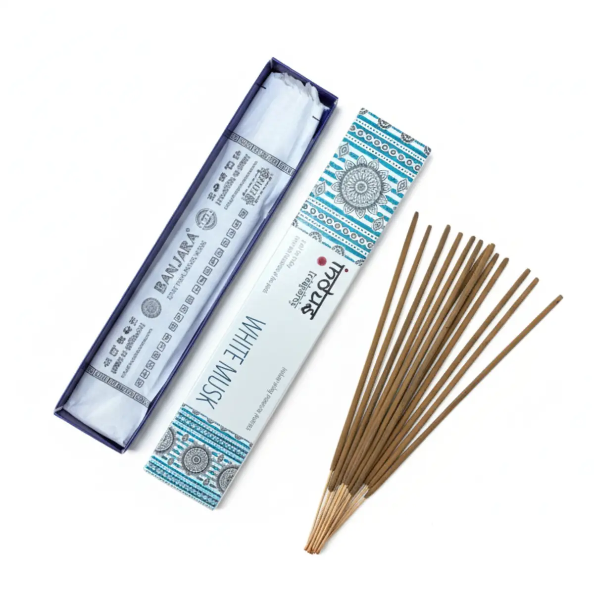 Indus Treasures Rökelsepinnar Vit Musk 15 g - produktbild 5