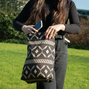 Jacquardvävd vardagsväska Desert Loom Nomad Carryall - produktbild 4