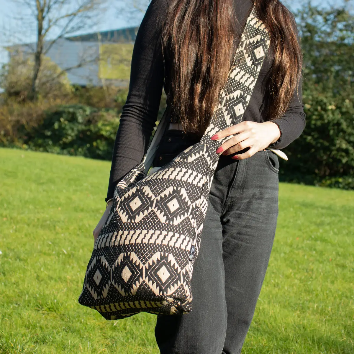 Jacquardvävd vardagsväska Desert Loom Nomad Carryall - produktbild 5