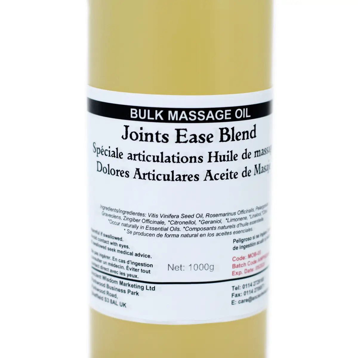 Joints Ease 1 kg massageolja - produktbild 2