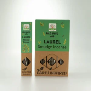Jordinspirerade rökelsestickor med lagerblad - produktbild 4