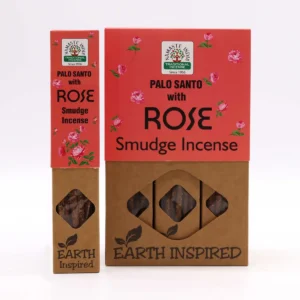 Jordinspirerade rökelsestickor med rosdoft för rening - produktbild 4