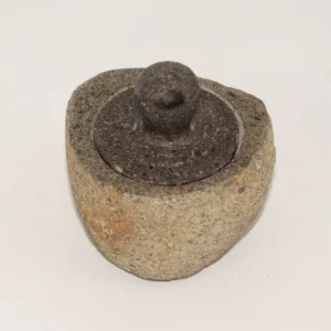 Jordningskruka i naturlig flodsten, medium (ca 12x8 cm) - produktbild 6