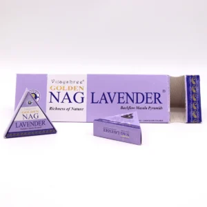 Jumbo Golden Nag Lavendel Backflow Rökelsekoner 42 g - produktbild 2