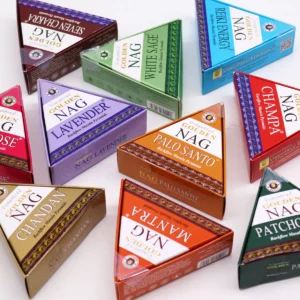 Jumbo Golden Nag Reiki Energy Backflow rökelsekoner - produktbild 2