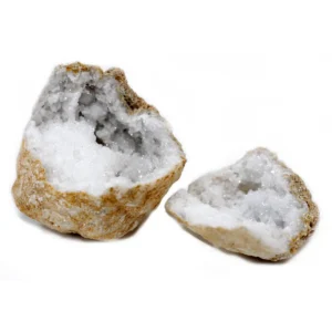 Kalciumkarbonatgeod med kalcit och kvarts 10–12 cm - produktbild 6