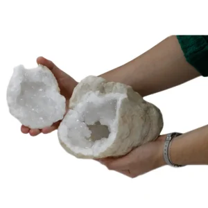 Kalciumkarbonatgeod med kalcit och kvarts 15-18 cm - produktbild 9