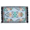 Kilim-matta 125×80 cm i kolgrått