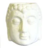 Klassisk Buddha-oljebrännare i vitt