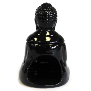Klassisk Buddha oljelampa i svart - produktbild 3