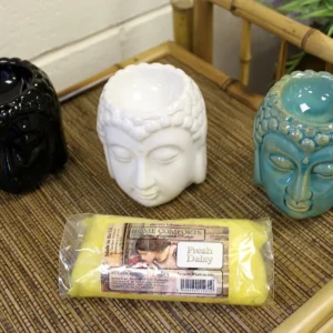 Klassisk Buddhaoljebrännare i svart - produktbild 3