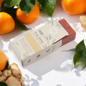 Klay Soap naturlig ler-tvål med apelsin och ingefära - produktbild 3