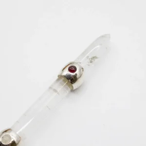 Kristallstav med ametist och kvarts, 12 cm - produktbild 3