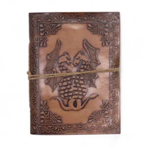 Läderanteckningsböcker med esoteriska mönster 15x11,5 cm - produktbild 8
