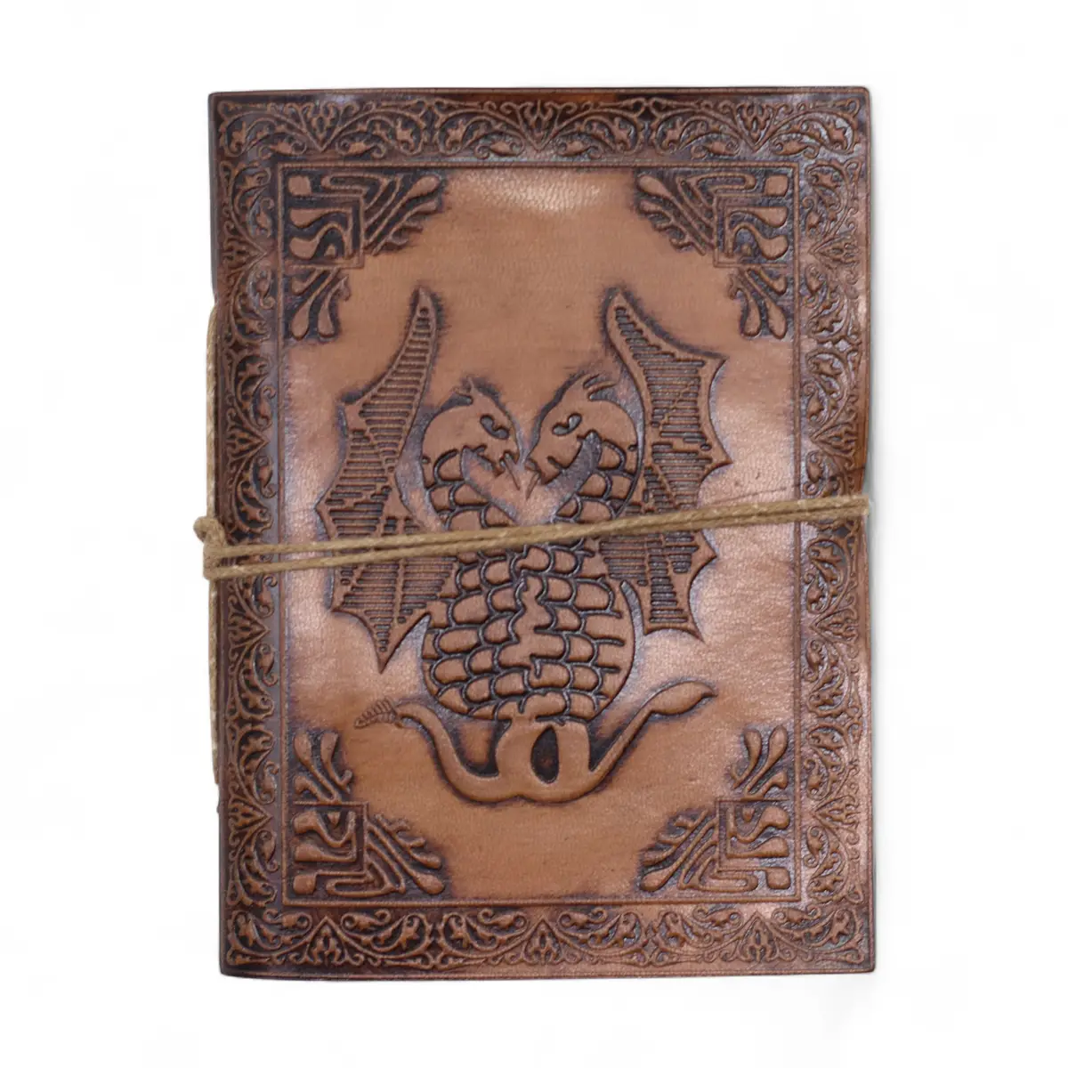 Läderanteckningsböcker med esoteriska mönster 15x11,5 cm - produktbild 8