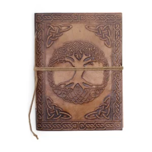 Läderanteckningsböcker med esoteriska mönster 15x11,5 cm - produktbild 9