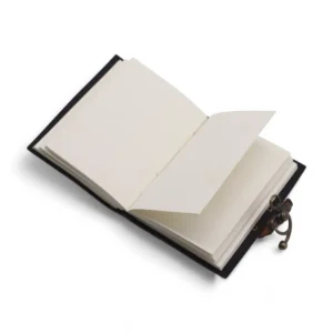 Läderanteckningsbok med tryck – "Ge aldrig upp dina drömmar" 17,8×12,7 cm - produktbild 7