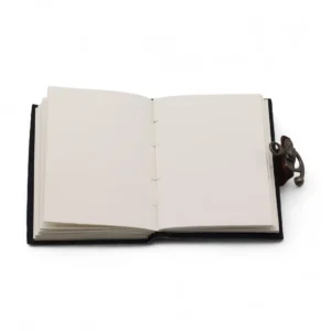 Läderanteckningsbok med tryck – Stoppa Doomscrolling 17,8x12,7 cm - produktbild 5