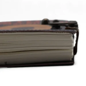 Läderanteckningsbok med tryck – Stoppa Doomscrolling 17,8x12,7 cm - produktbild 8