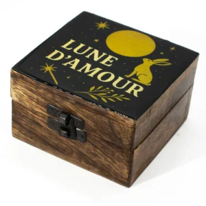 Liten emaljerad träask med Lune D'Amore-motiv - produktbild 2