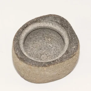Liten jordningskruka i naturlig flodsten cirka 9x7 cm - produktbild 3