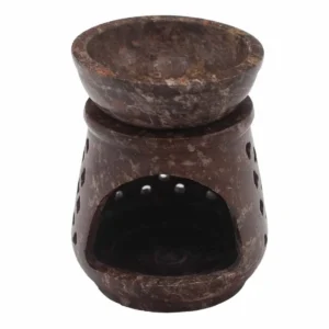 Liten klassisk aromalampa i såpsten 8 cm - produktbild 2
