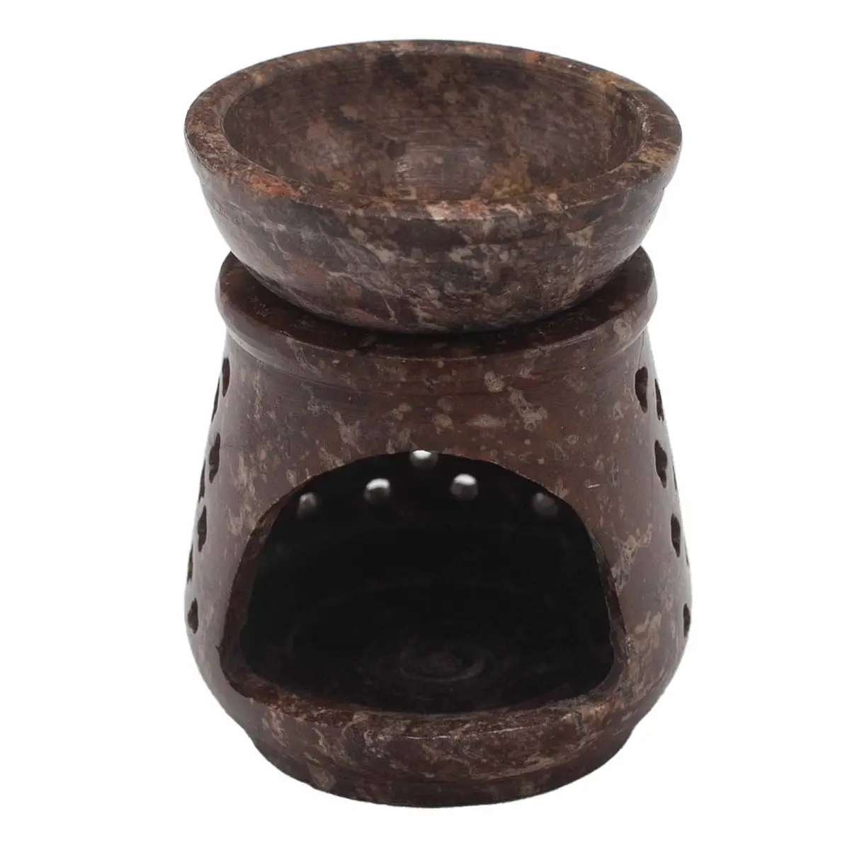 Liten klassisk aromalampa i såpsten 8 cm - produktbild 2